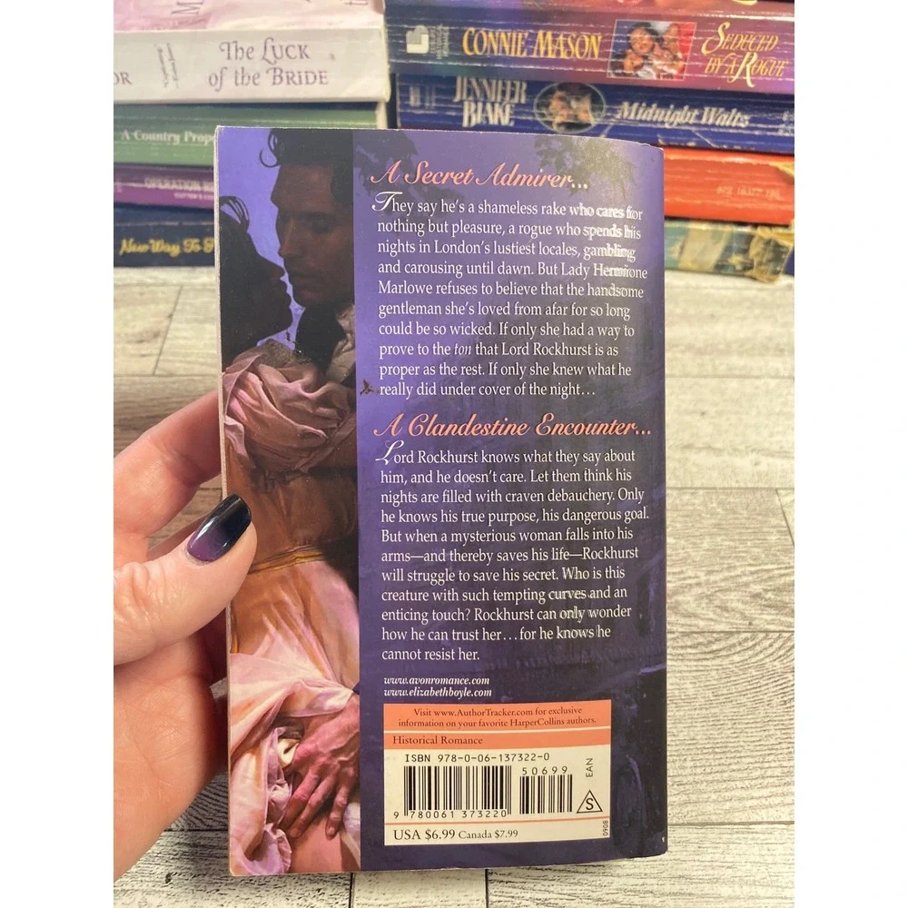 Elizabeth Boyle Tempted By The Night Historical Romance Paperback Book 2008‎ 1st